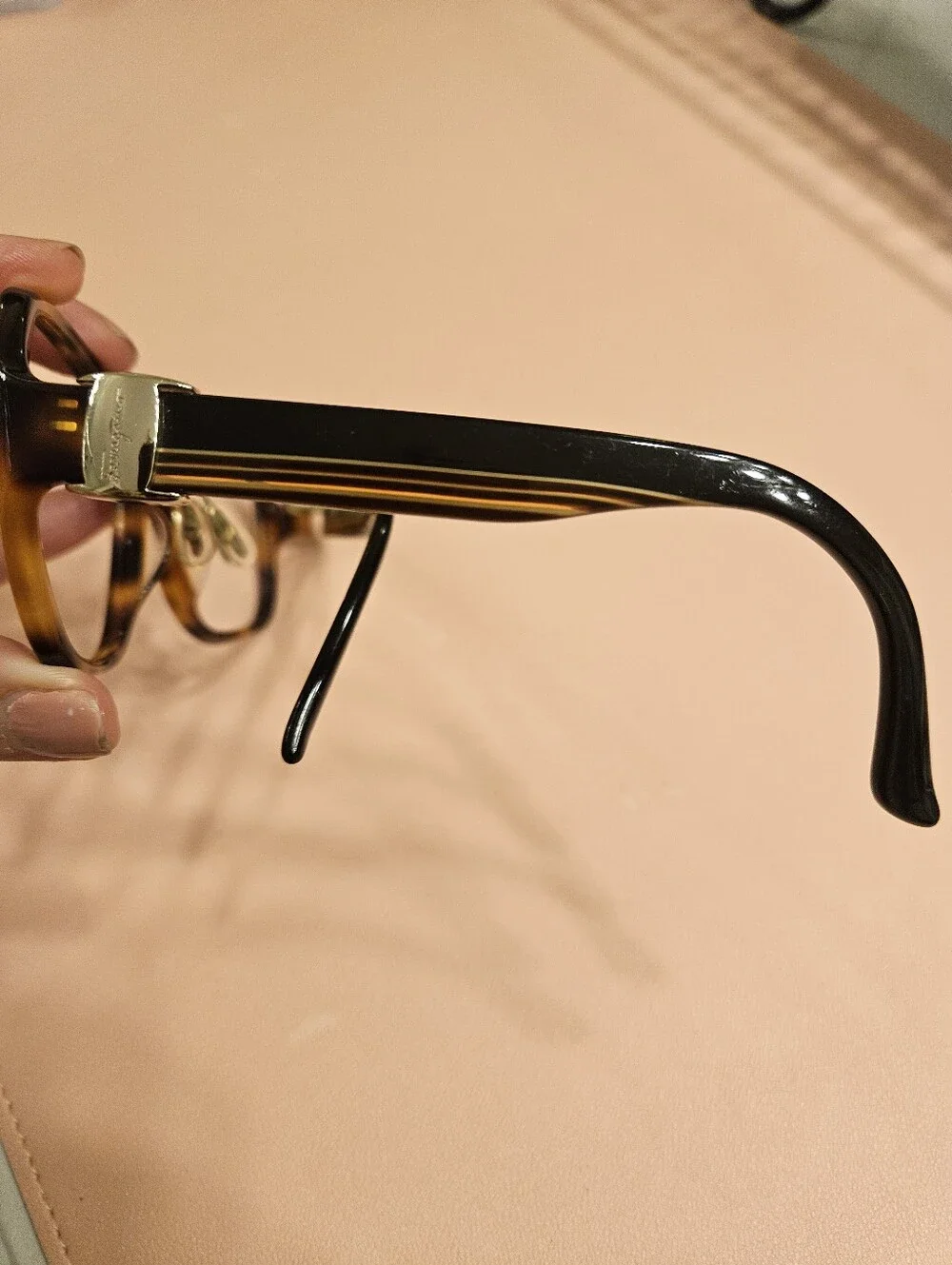 Salvatore Ferragamo Tortoiseshell Round-Edge Optical Frames - Brown/Black